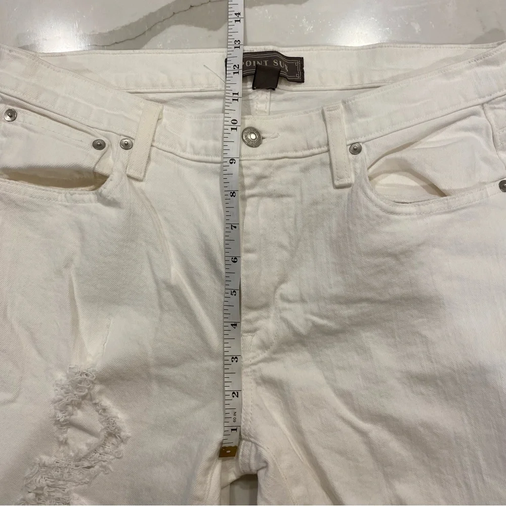 J.Crew Point Sur High rise slim boy White denim jeans - Picture 13 of 13